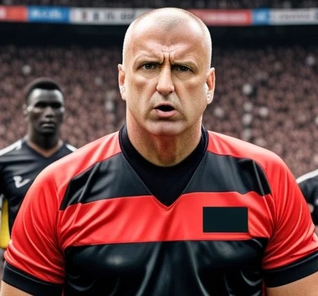 Idiot ref. against of Black Eagles in Seref Bey&nbsp;Stadium